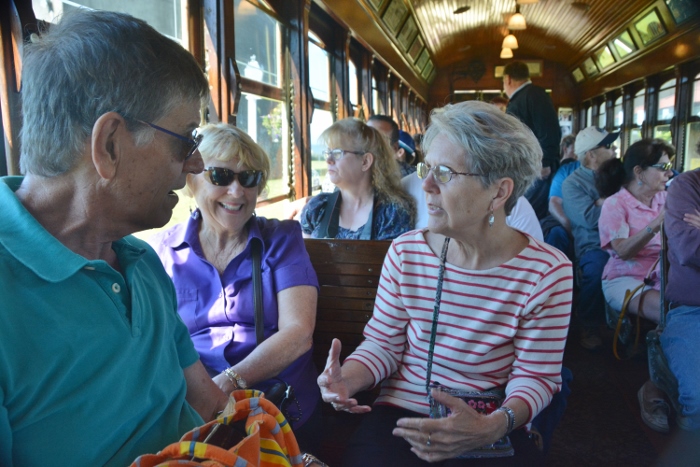 on the Astoria trolley